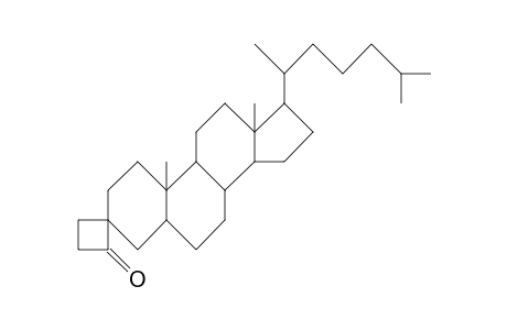 Spiro[cholestane-3,1'-cyclobutan]-2'-one, (3.beta.)-