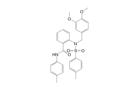 p-Benzotoluidide, 2-(N-veratryl-p-toluenesulfonamido)-