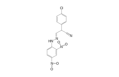 2-(p-chlorophenyl)malonaldehydonitrile, (2,4-dinitrophenyl)hydrazone