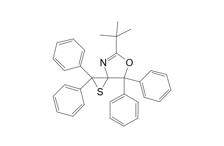 2-(t-Butyl)-3',3',5,5-tetraphenyl-4,5-dihydro-1,3-oxazole-4-spiro-2'-thiirane