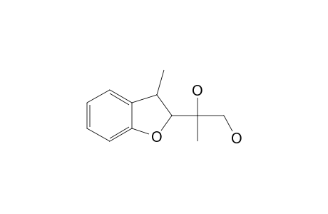 2-(1',2'-DIHYDROXY-1'-METHYLETHYL)-3-METHYL-2,3-DIHYDROBENZO-[B]-FURANE