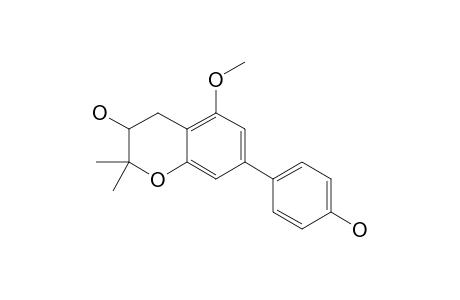 (S)-3-HYDROXYGARCIBENZOPYRAN;(S)-7-(4-HYDROXYPHENYL)-5-METHOXY-2,2-DIMETHYLHROMAN-3-OL