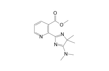 3-Pyridinecarboxylic acid, 2-[4,4-dimethyl-5-(dimethylamino)(4H)imidazol-2-yl]-, methyl ester