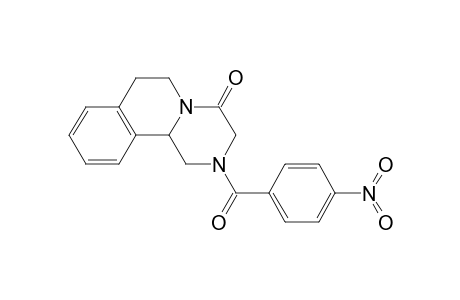 2-(p-Nitrobenzoyl)-1,2,3,6,7,11b-hexahydro-4H-pyrazino[2,1-a]isoquinolin-4-one
