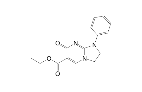 ETHYL-1-PHENYL-7(1H)-OXO-2,3-DIHYDROIMIDAZO-[1,2-A]-PYRIMIDINE-6-CARBOXYLATE