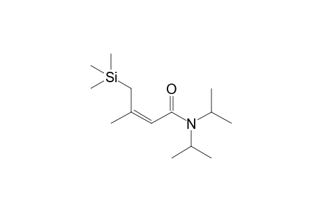 (Z)-N,N-Diisopropyl-3-methyl-4-(trimethylsilyl)-2-butenamide