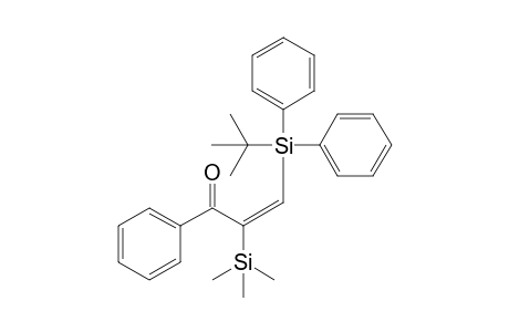 (E)-3-(Tert-butyldiphenylsilyl)-1-phenyl-2-(trimethylsilyl)prop-2-enone