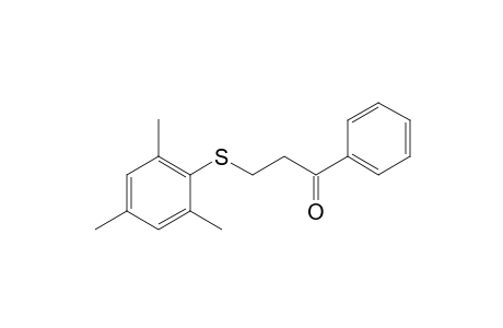 1-Phenyl-3-(2,4,6-trimethylphenyl)sulfanyl-propan-1-one