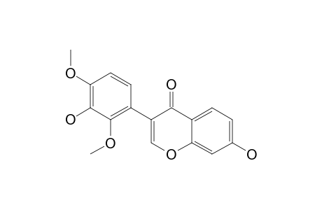 KHRINONE_E;7,3'-DIHYDROXY-2',4'-DIMETHOXY-ISOFLAVONE