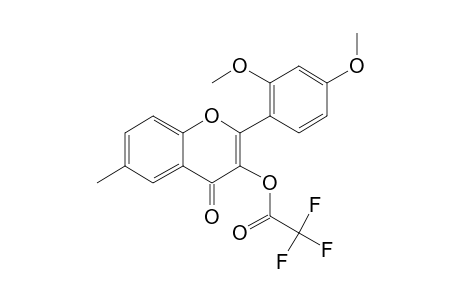 2',4'-Dimethoxy-3-hydroxy-6-methylflavone, trifluoroacetate