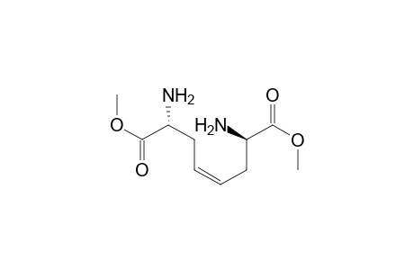 Dimethyl (Z)-(2R,7R)-2,7-diamino-4-octenedioate