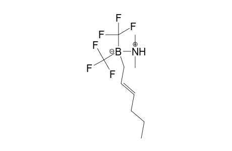 Dimethylamine(N-B)(2-(E)-hexenyl)bis(trifluoromethyl)borane