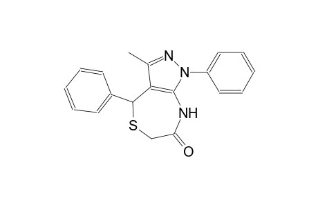 3-methyl-1,4-diphenyl-4,8-dihydro-1H-pyrazolo[3,4-e][1,4]thiazepin-7(6H)-one