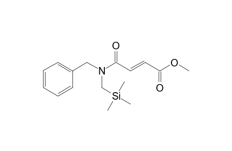 (E)-4-(benzyl-(trimethylsilylmethyl)amino)-4-keto-but-2-enoic acid methyl ester