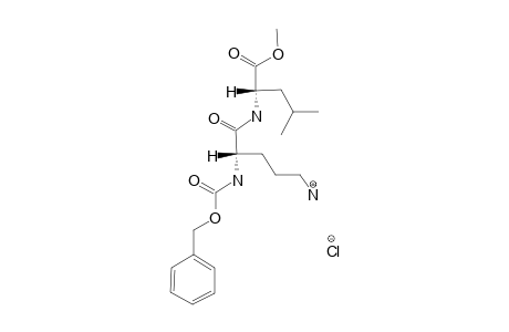 METHYL-N-(BENZYLOXYCARBONYL)-EPSILON-N-(HYDROCHLORIDE)-ORNITHYLLEUCINE