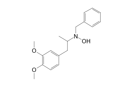 N-benzyl-N-(3,4-dimethoxy-alpha-methylphenethyl)hydroxylamine