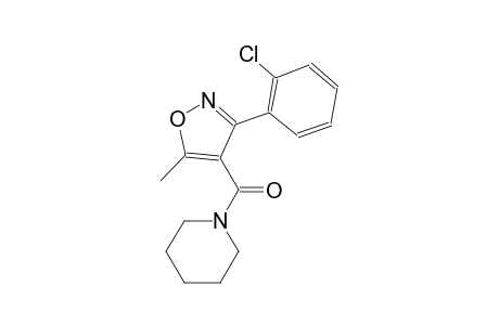 1-{[3-(o-chlorophenyl)-5-methyl-4-isoxazolyl] carbonyl}piperidine