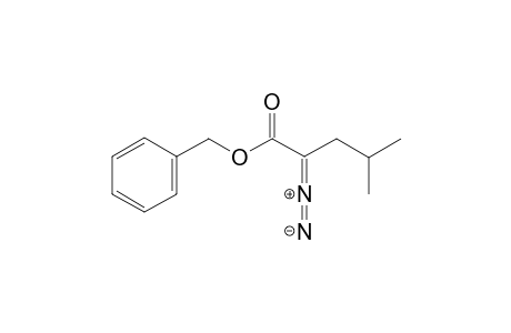 2-diazo-4-methylpentanoic acid benzyl ester