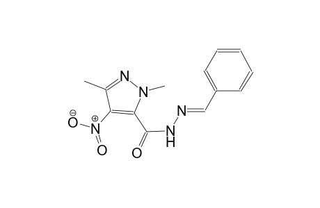 1,3-dimethyl-4-nitro-N'-[(E)-phenylmethylidene]-1H-pyrazole-5-carbohydrazide