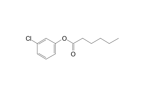 Hexanoic acid, 3-chlorophenyl ester