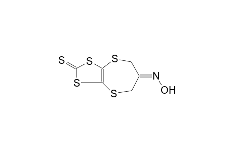 2-thioxo-5H-[1,3]dithiolo[4,5-b][1,4]dithiepin-6(7H)-one oxime