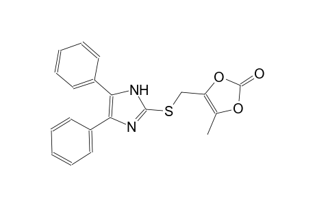 1,3-dioxol-2-one, 4-[[(4,5-diphenyl-1H-imidazol-2-yl)thio]methyl]-5-methyl-