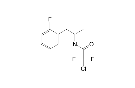 2-Fluoroamphetamine, N-chlorodifluoroacetyl-