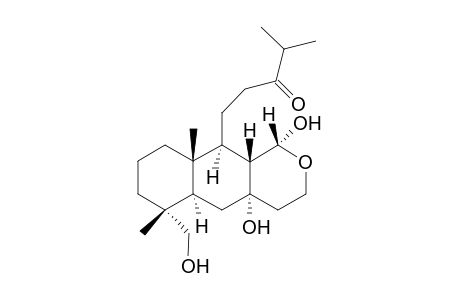 #15;4-METHYL-1-((1R-(1-ALPHA,4A-ALPHA,5A-ALPHA,6-ALPHA,9A-ALPHA,10-BETA,10A-BETA))-1,4A-DIHYDROXY-6-HYDROXY-METHYL-6,9A-DIMETHYL-PERHYDRO-NAPHTHO-[2,3-C]-PYRAN