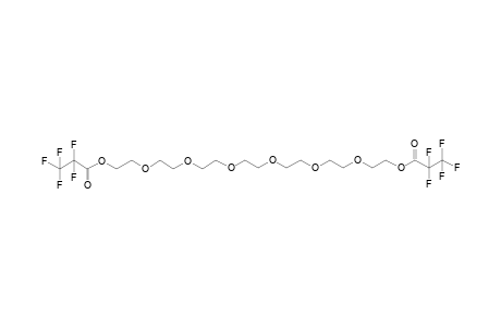 2-[2-[2-[2-[2-[2-[2-(2,2,3,3,3-Pentafluoropropanoyl)oxyethoxy]ethoxy]ethoxy]ethoxy]ethoxy]ethoxy]ethyl 2,2,3,3,3-pentafluoropropanoate