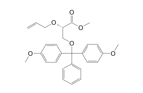 Methyl (S)-2-O-allyl-3-O-(dimethoxytrityl)glycerate