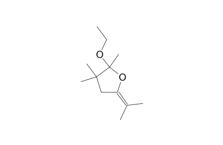 2-ETHOXY-2,3,3-TRIMETHYL-5-ISOPROPYLIDENETETRAHYDROFURANE