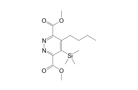 Dimethyl 4-butyl-5-(trimethylsilyl)pyridazine-3,6-dicarboxylate