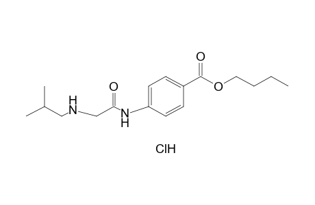 p-(Isobutylaminoacetamido)benzoic acid, butyl ester, hydrochloride