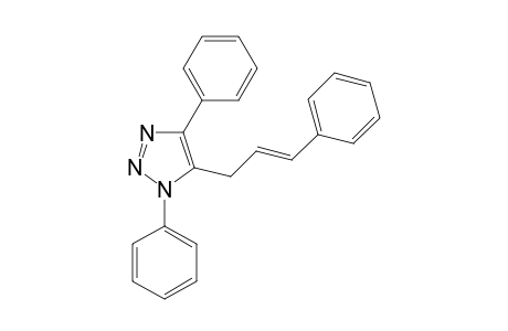 1,4-Diphenyl-5-[(2E)-3-phenyl-2-propen-1-yl]-1,2,3-triazole