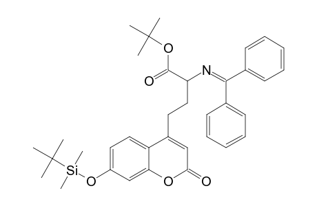 TERT.-BUTYL-4-[7-[(TERT.-BUTYLDIMETHYLSILYL)-OXY]-2-OXO-2H-CHROMEN-4-YL]-2-[DIPHENYL-(METHYLIDENE)-AMINO]-BUTANOATE