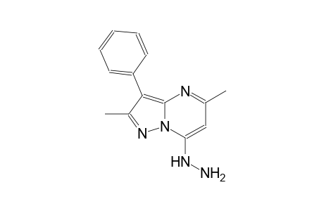 7-hydrazino-2,5-dimethyl-3-phenylpyrazolo[1,5-a]pyrimidine