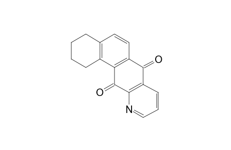 1,2,3,4-Tetrahydronaphtho[2,1-G]quinoline-7,12-dione