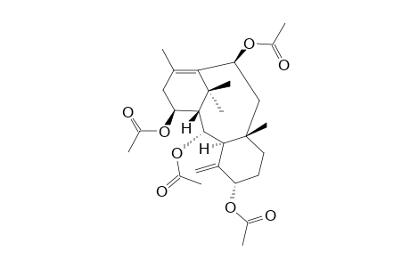 2-ALPHA,5-ALPHA,10-BETA,14-BETA-TETRA-ACETOXY-4(20),11-TAXADIENE