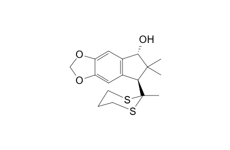 (5R,7S)-5-(2-Butyl-1,3-dithian-2-yl)-6,7-dihydro-6-phenyl-5H-indeno[5,6-d]-1,3-dioxole