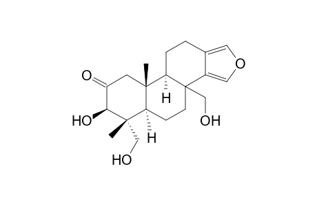 18-Nor-16-oxaandrosta-13(17),14-dien-2-one, 3-hydroxy-4,8-bis(hydroxymethyl)-4-methyl-, (3.beta.,4.beta.,5.alpha.)-