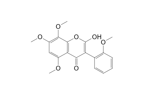 2-hydroxy-2',5,7,8-tetramethoxyisoflavanone