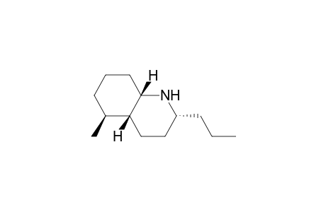 (2R,4aR,5S,8aS)-5-methyl-2-propyl-1,2,3,4,4a,5,6,7,8,8a-decahydroquinoline