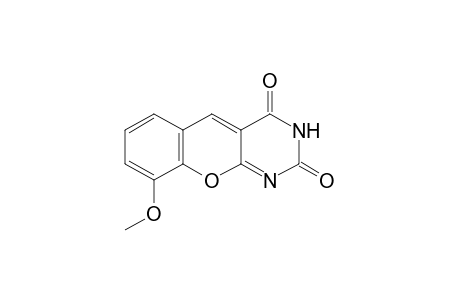 9-methoxychromeno[3,2-e]pyrimidine-2,4-quinone