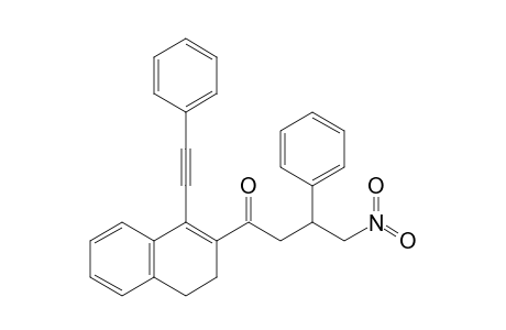 4-Nitro-3-phenyl-1-[1-(2-phenylethynyl)-3,4-dihydronaphthalen-2-yl]-1-butanone