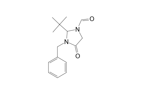 3-Benzyl-2-tert-butyl-4-oxo-1-imidazolidinecarbaldehyde