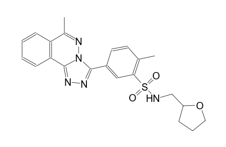 2-methyl-5-(6-methyl[1,2,4]triazolo[3,4-a]phthalazin-3-yl)-N-(tetrahydro-2-furanylmethyl)benzenesulfonamide