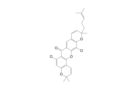 MESUARIANONE;1,5-DIHYDROXY-6',6'-DIMETHYLPYRANO-[2',3':3,4]-6''-(2-METHYL-2-PENTENYL)-6''-METHYLPYRANO-[2'',3'':6,7]-XANTHONE