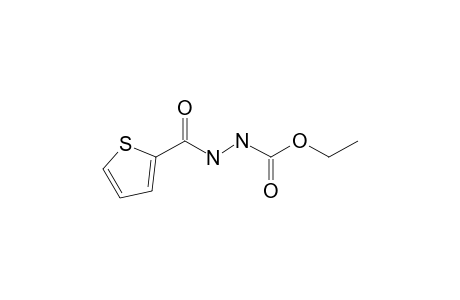 Ethyl N-(thiophen-2-ylcarbonylamino)carbamate