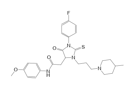 4-imidazolidineacetamide, 1-(4-fluorophenyl)-N-(4-methoxyphenyl)-3-[3-(4-methyl-1-piperidinyl)propyl]-5-oxo-2-thioxo-