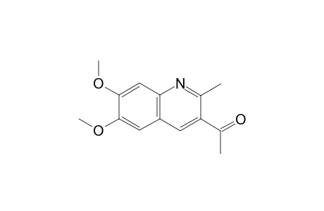 1-(6,7-Dimethoxy-2-methylquinol-3-yl)ethanone